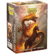  Протектори за карти Dragon Shield - Matte Dual Art Sleeves Standard Size, Lunar New Year 2026: Fire Horse (100 бр.)