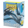 Протектори за карти Dragon Shield - Matte Dual Art Sleeves Standard Size, Sky Blue & Silver (100 бр.)