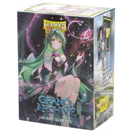 Протектори за карти Dragon Shield - Matte Dual Art Sleeves Standard Size, Grand Archive: Ariel, Archangel of Natura (100 бр.)
