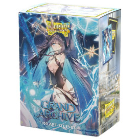 Протектори за карти Dragon Shield - Matte Dual Art Sleeves Standard Size, Grand Archive: Raziel, Archangel of Libra (100 бр.)