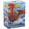 Протектори за карти Dragon Shield - Matte Dual Art Sleeves Standard Size, Signature Series: The Raid (100 бр.)