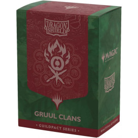 Протектори за карти Dragon Shield - Matte Dual Art Sleeves Standard Size, MTG Guildpact Series: Gruul Clans (100 бр.)
