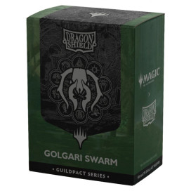 Протектори за карти Dragon Shield - Matte Dual Art Sleeves Standard Size, MTG Guildpact Series: Golgari Swarm (100 бр.)