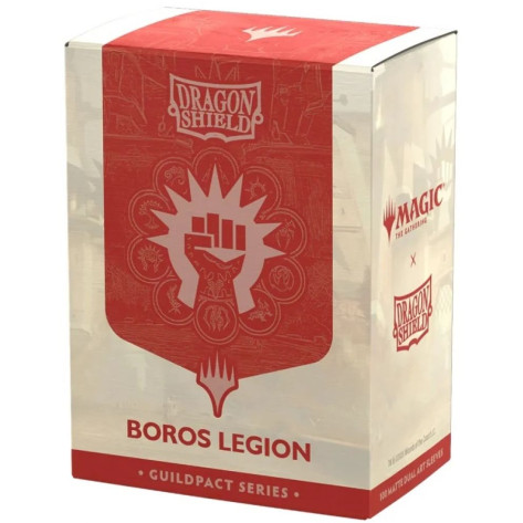 Протектори за карти Dragon Shield - Matte Dual Art Sleeves Standard Size, MTG Guildpact Series: Boros Legion (100 бр.)