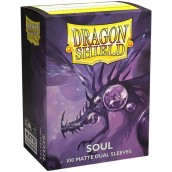 Протектори за карти Dragon Shield - Matte Dual Sleeves Standard Size, Soul (100 бр.)  Протектори за карти Dragon Shield - Matte Dual Sleeves Standard Size, Soul (100 бр.)