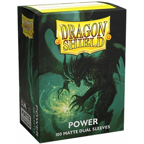 Протектори за карти Dragon Shield - Matte Dual Sleeves Standard Size, Power (100 бр.)