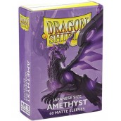  Протектори за карти Dragon Shield - Matte Sleeves Small Size, Amеthyst (60 бр.)