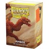 Протектори за карти Dragon Shield - Matte Sleeves Standard Size, Amber (100 бр.)