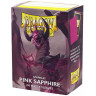 Протектори за карти Dragon Shield - Matte Sleeves Standard Size, Sparkles Pink Sapphire (100 бр.)