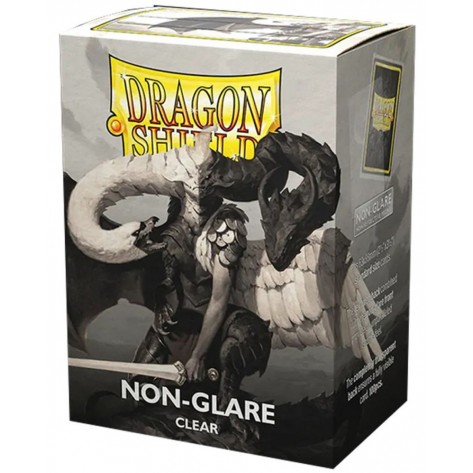 Протектори за карти Dragon Shield - Non-Glare Matte V2 Clear Sleeves (100 бр.)