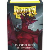  Протектори за карти Dragon Shield Sleeves - Matte Blood Red (100 бр.)