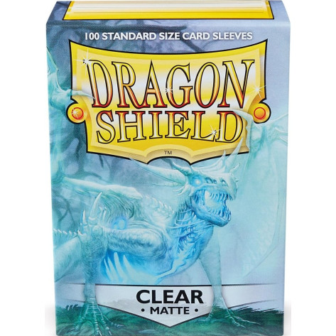 Протектори за карти Dragon Shield Sleeves - Matte Clear (100 бр.)