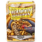  Протектори за карти Dragon Shield Sleeves - Matte Gold (100 бр.)