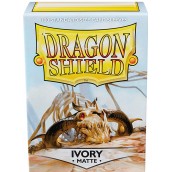  Протектори за карти Dragon Shield Sleeves - Matte Ivory (100 бр.)