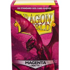 Протектори за карти Dragon Shield Sleeves - Matte Magenta (100 бр.)