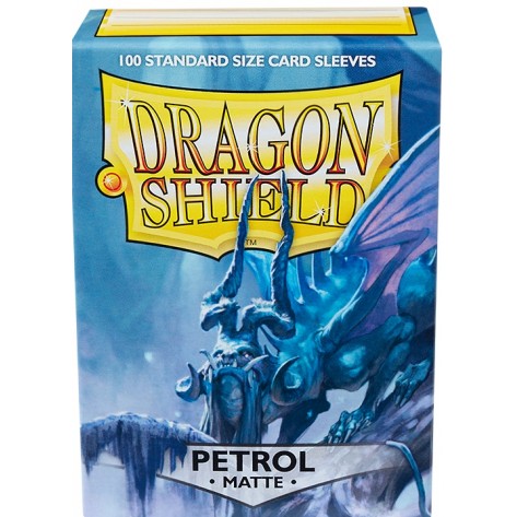 Протектори за карти Dragon Shield Sleeves - Matte Petrol (100 бр.)