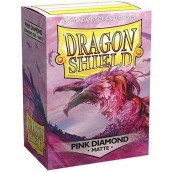 Протектори за карти Dragon Shield Sleeves - Matte Pink Diamond (100 бр.) Протектори за карти Dragon Shield Sleeves - Matte Pink Diamond (100 бр.)