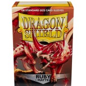  Протектори за карти Dragon Shield Sleeves - Matte Ruby (100 бр.)
