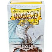  Протектори за карти Dragon Shield Sleeves - Matte Silver (100 бр.)