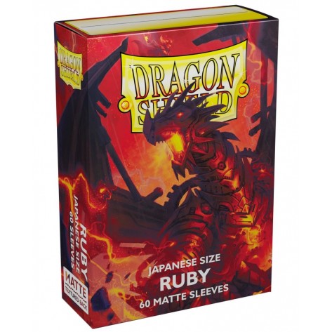 Протектори за карти Dragon Shield Sleeves - Small Matte Ruby (60 бр.)