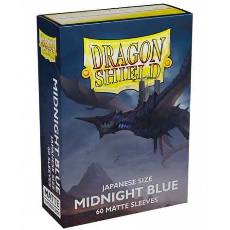  Протектори за карти Dragon Shield Sleeves - Small Matte Midnight Blue (60 бр.)