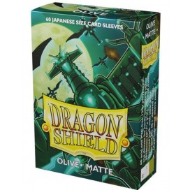  Протектори за карти Dragon Shield Sleeves - Small Matte Olive (60 бр.)