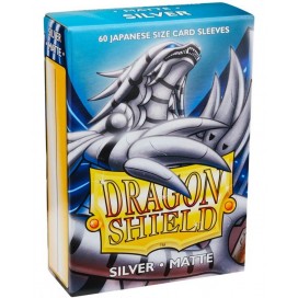  Протектори за карти Dragon Shield Sleeves - Small Matte Silver (60 бр.)