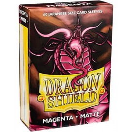  Протектори за карти Dragon Shield Sleeves - Small Matte Magenta (60 бр.)