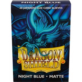  Протектори за карти Dragon Shield Sleeves - Small Matte Night Blue (60 бр.)
