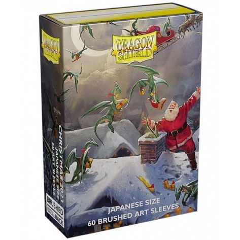  Протектори за карти Dragon Shield - Small Brushed Art Christmas 2023 Sleeves (60 бр.)