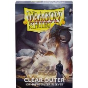  Протектори за карти Dragon Shield Standard Size Sleeves - Matte Clear Outer (100 бр.)
