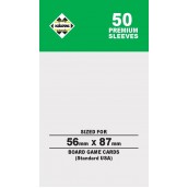 Протектори за карти Kaissa Premium Sleeves 56 x 87 mm (Standard USA) - 50 бр.