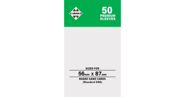 Ultra Pro Card Supplies ULTRA PRO American LITE Board Game Card Sleeves -  Clear 56 X 87 Mm Size (100 Count Pack) 56x87mm Clear Sleeves
