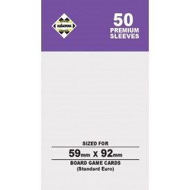  Протектори за карти Kaissa Premium Sleeves 59 x 92 mm (Standard Euro) - 50 бр.