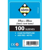  Протектори за карти Kaissa Sleeves 59 x 86 mm (Small Card Game) - 100 бр.