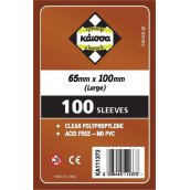  Протектори за карти Kaissa Sleeves 65 x 100 mm (Large) - 100 бр.