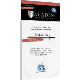  Протектори за карти Paladin - Baldur 58 x 108 (55 бр.)