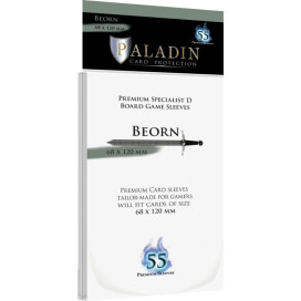 Протектори за карти Paladin Card Protection - Beorn, Specialist D, 68x120mm (55 бр.)