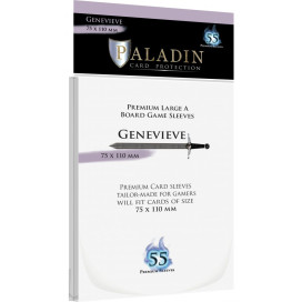 Протектори за карти Paladin Card Protection - Genevieve, Large A, 75 x 110 mm (55 бр.)