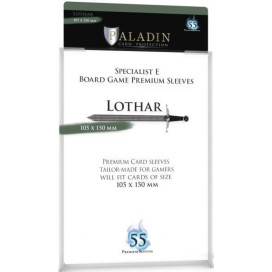  Протектори за карти Paladin Card Protection - Lothar, Specialist E, 105 x 150 mm (55 бр.)