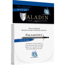 Протектори за карти Paladin Card Protection - Palamedes, Small Square, 51 x 51 mm (55 бр.)