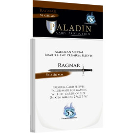 Протектори за карти Paladin Card Protection - Ragnar, American Special, 54 x 86 mm (55 бр.)