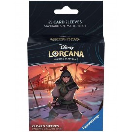 Протектори за карти Ravensburger - Disney Lorcana TCG: Rise of the Floodborn - Mulan (65 бр.)  Протектори за карти Ravensburger - Disney Lorcana TCG: Rise of the Floodborn - Mulan (65 бр.)