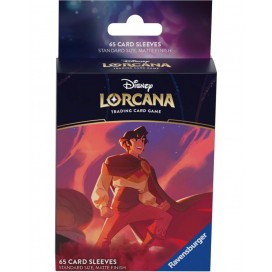 Протектори за карти Ravensburger - Disney Lorcana TCG: Shimmering Skies - Aladdin (65 бр.)  Протектори за карти Ravensburger - Disney Lorcana TCG: Shimmering Skies - Aladdin (65 бр.)