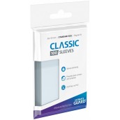  Протектори за карти Ultimate Guard Classic Soft Sleeves - Japanese Size, Прозрачни (100 бр.)