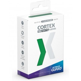 Протектори за карти Ultimate Guard Cortex Sleeves Matte Standard Size, Зелени (100 бр.)
