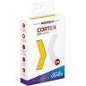 Протектори за карти Ultimate Guard Cortex Sleeves Japanese Size - Жълти (60 бр.)