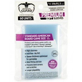 Протектори за карти Ultimate Guard for Board Game Cards Standard American (60 бр.)