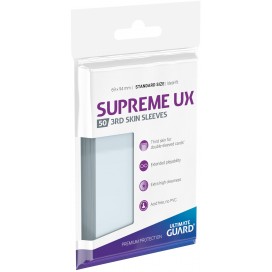  Протектори за карти Ultimate Guard Supreme UX 3rd Skin Sleeves Standard Size, прозрачни (50 бр.)