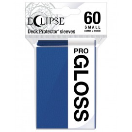  Протектори за карти Ultra Pro - Eclipse Gloss Small Size, Pacific Blue (60 бр.)